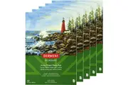 5 Pack Derwent Academy Mixed Media Pad Portrait 15 Sheets A3 Artists