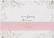 Splosh Wedding Guest Book You Will Forever Message Blank Book GIft Diary WDE114