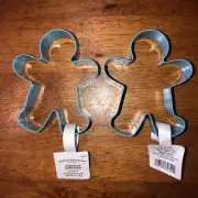 Set of 2 Wondershop Gingerbread Man Cookie Cutter, 4 inch x 3 inch