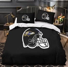 Baltimore Ravens Bedding Set Duvet Cover Without Filler, Gift For Sport Fans