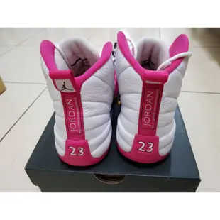 jordan 12代 retro gg 情人節 粉紅白 女鞋 5.5y