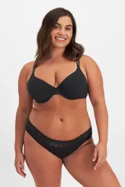 [Bonds] Bonds Women's Match Cotton Its Skimpy in Black Size: 10 10 Black