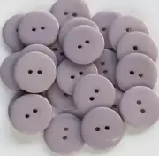 1 Inch Grey Buttons, Two Holes 25Mm Resin Button for Sewing and Craft