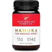 New Zealand Honey Co. Raw Manuka Honey UMF 15+ | MGO 514+ UMF Certified 17.6oz