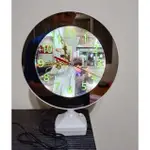 鏡子 時鐘 客製化 顯現  相片時鐘魔術鏡子 20公分