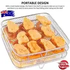 3 Tiers Air Fryer Rack Stainless Steel Holder Baking Tray Skewers BBQ Rack JQ