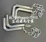 2 Pcs Wheel Aligner Alignment Turntable Turn Plate Table Locking Pins Chain
