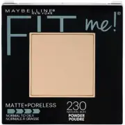 Maybelline New York Fit Me Matte Poreless Powder 230 Natural Buff New Sealed