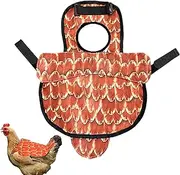 Chicken Saddle | 35x27cm Chicken Vest | (6 Color) Pet featherr Protection Fixer Back | Poultry Hen Saddle Apron, Adjustable Poultry, Rooster Mating Guard, Vest For Hens