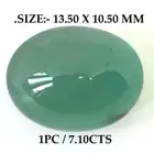 7.1 Ct Emerald Oval Cabochon Size 13.5x10.5mm Fine Quality Stone For Jewelry5521