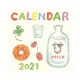 2021 RYU-RYU Wall Calendar 掛曆 / Watercolor 水彩 eslite誠品
