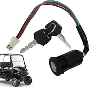 Ignition Start Switches | Waterproof Ignition Key Female Switches Lock - Replacement Starter Parts Plug Automotive Accessories for Scooter