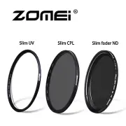 Zomei 62mm filters set slim UV&CPL&ND filters for DSLR camera Novice Essentials