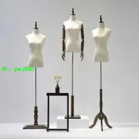 在飛比找樂天市場購物網優惠-服裝店模特道具女半身人體婚紗展示架女裝櫥窗全身假人臺模特架子