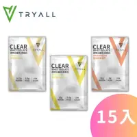 在飛比找momo購物網優惠-【TRYALL】透明分離乳清蛋白(綜合15入)