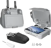 Arzroic Sun Hood Kit for DJI Mini 4 Pro/Air 3/Air 3S/Flip Accessories, Includes DJI RC 2/RC2 Controller Accessories: Sun Hood/Shade/Cover and Lanyard