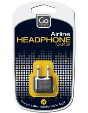 [Go Travel] Headphone Airline Adaptor in Black