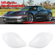 Fit For For C6 Corvette 2005-2013 Left +Right Headlight Headlamp Clear Lens Cover Lenses