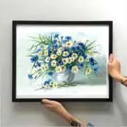 DIY Bead embroidery kit "Flowers Chamomile".