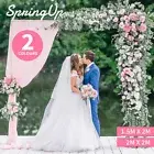 1.5/2M Square Wedding Arch Backdrop Stand Sign Display Party Flower Decoration