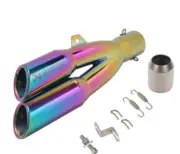 Akrapovic Silencer Double Barrel Exhaust Slip On Muffler Pipe With DB Killer