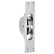Sash Pulley, Satin Chrome
