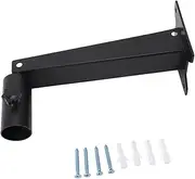 Wall Mount Bracket Kit, Adjustable Satellite Dish Mounting Bracket with 4 Screws, 4 Wall Plugs (Random Color), Steel, Weatherproof, Ideal for Wall, Roof and Pole