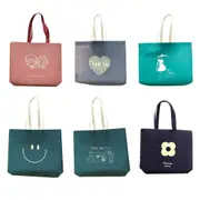 25PCS Fashionable Non-Woven Fabric Tote Eco Friendly Bag Reusable Shopping Bag