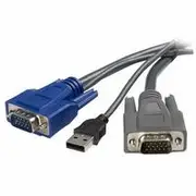 StarTech 3m Ultra-Thin USB VGA 2-in-1 KVM Cable - SVUSBVGA10