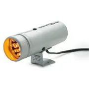Autometer Shift Light Silver With 12 LEDs And Adjustable Brightness - AU5333