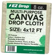 All Purpose Canvas Drop Cloth by - Cotton Duck Dropcloth Tarp for Painting,