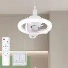 Ceiling Fan with Light Ceiling Fan with Lamp Low Noise Remote Control LED Three