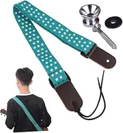 Hoement Cotton Leather Head Straps for Ukulele High Strength Durable Comfortable