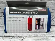 LockerMate Fabric Hanging Locker Shelf Ladder Blue