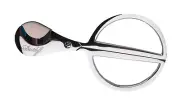 Davidoff Stainless Steel Pocket Cigar Scissors & Pouch, Cutter 90262, New In Box