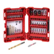 Milwaukee Shockwave Haveyduty Impact driver & drill 50pc Bit Set AU Stock