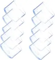 Luxshiny 10pcs Non Slip PVC Chair Leg Caps for Hardwood Floor Protection Furniture Protectors for Dining Table Bar Stool Scratch Prevention Stability
