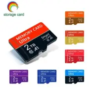 2TB Haute Vitesse Mini SD Carte Mémoire Classe 10 Micro (purple, gold,red,blue)