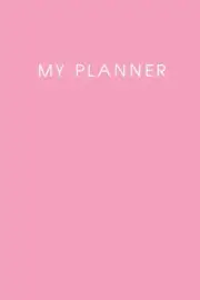 Yearly Planner With Ground Pink Color Cover Design: Journal Notebook Novelty...