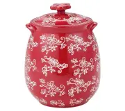 Temp-tations Floral Lace Versatile Countertop Holder in Red