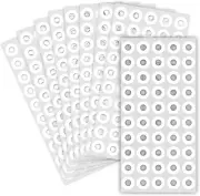 2500 Pcs White Hole Reinforcement Stickers, round Self-Adhesive 0.25" Diameter H