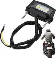 LED License Plate Light - LED Rear Lamp Small License Plate Light For Motorbike,Motorcycle Lights For Night Riding, Riding Trips, Foggy Days, Dark Roads