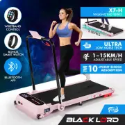 BLACK LORD Treadmill Electric Walking Pad Incline Shock Absorbers Foldable Pink