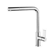 Kitchen pull out mixer tap chrome