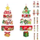 Christmas Door Hanging Decoration Holiday Wall Hanging Ornaments For Front Porch