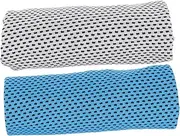 MOBUTOFU 2Pcs Quick Dry Cooling Towels Lightweight Sports Ice Towels for Outdoor Activities Travel and Gym Use Super Absorbent Soft and Comfortable