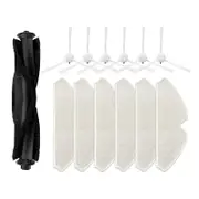 For Inic I9 Roller Main Side Brush Mop Cloths Rag Robot Vacuum Cleaner Accessories Spare Part Replacement,13PCS