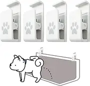 Luxify Dog Pee Pad Holder-Securely Holds Training Pads Indoor Potty Training-Ideal for Leg-Lifting Puppies-White(4 Pack)