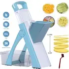 Safe Mandoline Vegetable Slicer Adjustable Vegetable Chopper Mandolin Kitchen ﻿