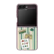 Galaxy Z Flip5 Impact Case Melbourne Stickers and Stripes